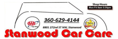 Stanwood Car Care logo in Stanwood Washington